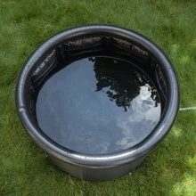 Tina de baño de hielo de 70*80CM, tina de inmersión en agua fría, terapia de agua fría para recuperación, bañera de hielo portátil inflable para atletas con tapa para uso al aire libre - Negro - Ver 2