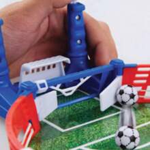 Mini Portable Kids Tabletop Soccer Game Arcade Style Pinball - 彩色 - 查看 4