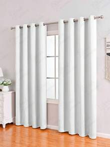 Cortina Versátil 3,00 x 240 Percal Flex 400 Fios - Branco - Visão 3