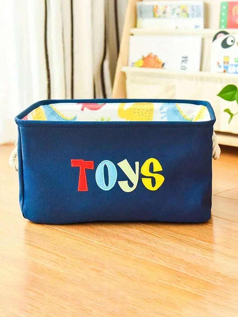 Giỏ đựng đồ giặt Giỏ đựng đồ chơi gấp gọn - Màu xanh lam - Xem 1