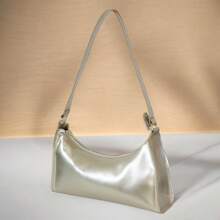 Metallic Baguette Evening Party Club Women's Small Shoulder Crossbody Bag - 金色 - 查看 6