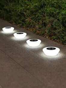 4pcs Solar Buried Lights, Outdoor Courtyard Lights, Plug-In Ground Lights, Garden Layout, Villa Decoration Lighting, Landscape Lawn Lights