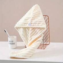 1pc Luxury & Soft Women Hair Turban - Super Absorbent, Quick Dry, No Need Blow Drying, Gentle Care For Hair, Perfect For Bathroom Essential And Daily Use