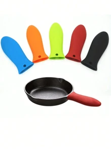 Silicone Hot Handle Holders Rubber Pot Handle Sleeve,Heat Resistant Skillet Handle Cover For Metal Cookware Handles,Pans,Cast Iron Pot, Frying Pan, Pans, Griddles, Metal And Aluminum Cookware Handles - Sleeve Grip, Handle Cover - Multicolor - View 2