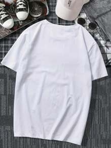Men's 30.1 Premium Combed T-Shirt - 白色 - 查看 2