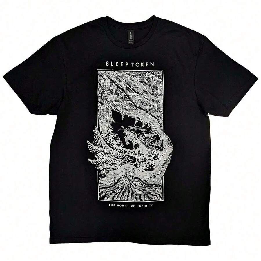 Hey Rusty Sleep Token Official Band TShirt The Mouth Of Infinity