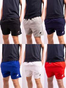 Arraia Maori Kit 4 Men's Shorts Beachwear Workout Gym Outing - 黑色/海軍藍/寶藍色/白色 - 查看 2