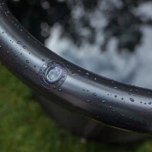 Tina de baño de hielo de 70*80CM, tina de inmersión en agua fría, terapia de agua fría para recuperación, bañera de hielo portátil inflable para atletas con tapa para uso al aire libre - Negro - Ver 7