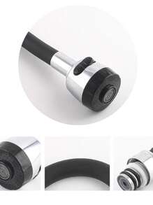 Gourmet Flexible Silicone Kitchen Faucet With Double Spray - A692 - 橘色 - 查看 4