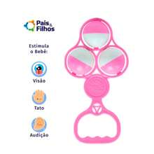 3 Ball Baby Rattle - Màu Hồng baby - Xem 1
