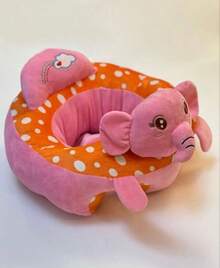 Baby Sitting Cushion Anti-Fall Children's Seat Posture Pouf - Hồng - Xem 3