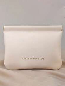 1 túi đựng đồ trang điểm đa năng chống nước, tự động đóng, túi đựng cáp dữ liệu, tai nghe, túi đựng son môi mỹ phẩm - Nhiều màu - Xem 12