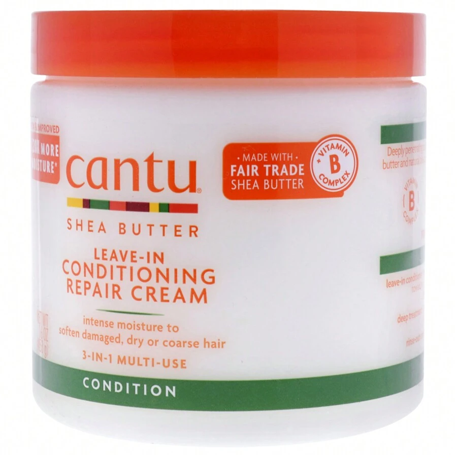 Shea Butter Leave In Conditioning Repair Cream By Cantu For Unisex - 16 Oz Conditioner - trắng - Xem 1