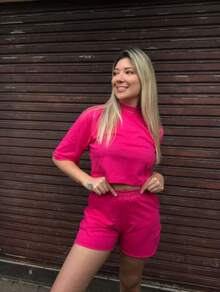 Cropped cores novas de moda feminina