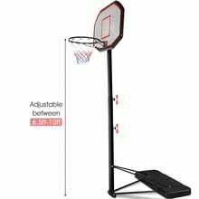 Lifezeal 10ft 43'' Backboard In/Outdoor Adjustable Height Basketball Hoop System - Black - View 5
