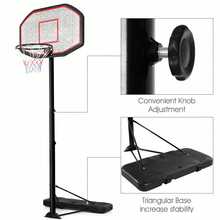 Lifezeal 10ft 43'' Backboard In/Outdoor Adjustable Height Basketball Hoop System - Black - View 4