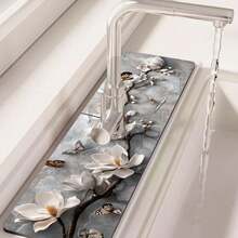 1 tấm thảm chống thấm nước chống ẩm thời trang, chất liệu polyester bền, thích hợp cho nhà bếp và phòng tắm, cốc hút nước bùn Diella đa năng, thấm nước khô nhanh, thảm chống bắn nước cho vòi phòng tắm, phụ kiện nhà bếp và bàn, trang trí bàn trang điểm, trang trí phòng tắm, có thể làm quà tặng, trang trí nhà cửa, đẹp và thiết thực, thiết kế sáng tạo - Nhiều màu - Xem 22