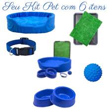 Pet Bed & Crate Mat - 藍色 - 查看 2