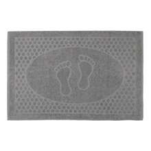 Giant Bath Towel Set 5 Pieces 100% Cotton Great Absorption Berlin - 灰色和白色 - 查看 6