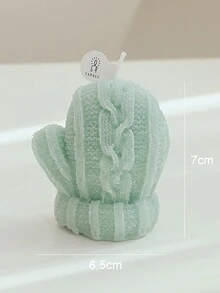 1pc Christmas Glove Shaped Scented Candle, Suitable For Home Decor, Party, Dining Table, Holiday Gifts, Gift Box Christmas Decorations Room Decor, Christmas Gifts - Multicolor - View 9