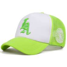 1pc Unisex Fashion Los Angeles Wings Embroidered Adjustable Baseball Cap, Suitable For Outdoor Activities, Travel, Beach Parties In Spring, Summer, Autumn And Winter - LA Earth - View 14