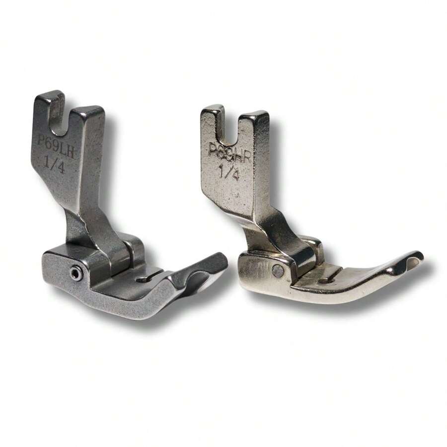 2 Presser Foot For Sewing Live Cord 6mm P-69 1/4 Right And Left For Industrial Straight Machine - Nhiều màu - Xem 1