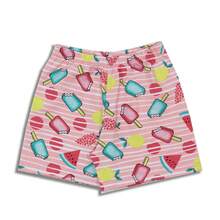 Children's Cotton Summer Set Turminha & Cia Pink Green - màu xanh lá - Xem 3