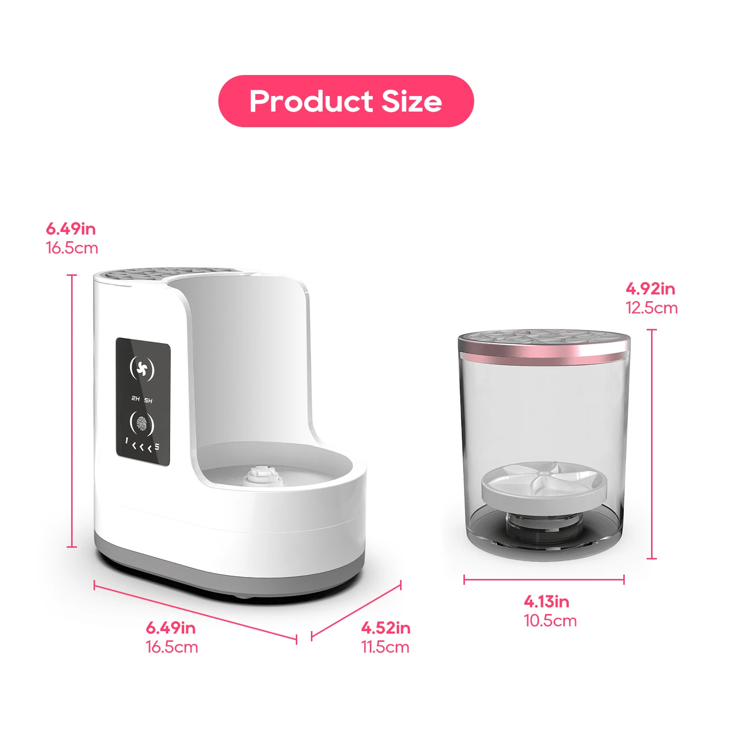 Electric Makeup Brush Cleaning And Drying AllInOne Machine, Automatic