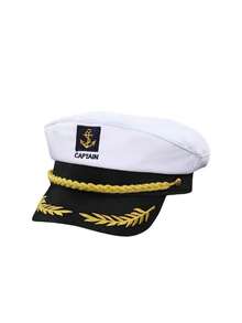 HongLuan 1 件纯色涤纶水手帽，海军帽，适合派对、海军日、单身派对、成人派对、游轮、舞会、酒吧、聚会、游行、休闲旅行和音乐节，适合女性 - 黑色 - 查看 4