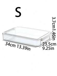 1 hộp lưu trữ đa năng, hộp lưu trữ trong suốt gia dụng, hộp lưu trữ tài liệu PET, sổ đăng ký kết hôn dữ liệu văn phòng, hộp lưu trữ giấy tờ hộ chiếu bất động sản, vật dụng lưu trữ tại nhà ký túc xá văn phòng - Trong sáng - Xem 4