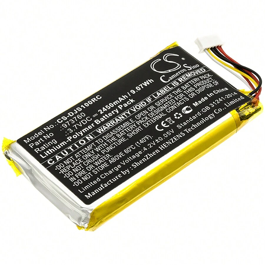 Battery For DJI Mavic Pro Air Remote Controller Spark 973760 Drone 3.7v 2450mAh