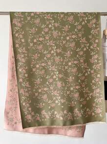 1 chiếc khăn choàng cổ ấm áp bằng vải jacquard giả lông cừu cho nữ, thích hợp sử dụng hàng ngày, mùa thu/đông - Nhiều màu - Xem 5