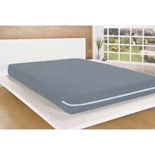 Single Mattress Cover Gel Mesh 100% Polyester With Zipper - 灰色 - 查看 2