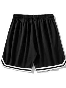 Drip USA Men's Street Basketball Style Bermuda Shorts - Negro - Ver 3