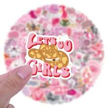 110Pcs Disco Cowgirl Stickers Decals,Party Favors Stickers For Water Bottle Skateboard Laptop,For Western Space Cowgirl Birthday Bachelorette Party Favors,Girly Stickers,Cow Stickers Vinyl,Hens Stickers,Western Stickers,Girly Stickers,Cow Stickers,Stickers,Western,Girly Stickers,Stickers,Western,Scrapbook Supplies - Multicolor - View 3