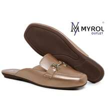 Women's Mule Square Toe Flats Myrol Outlet - 乾枯玫瑰色 - 查看 4