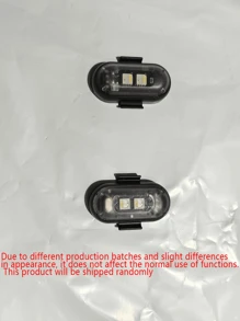 1 Ensemble De Feux D'avertissement Led Rgb Pour Motos, Feux De Signalisation Pour Voiture, Drone Avec Télécommande, Indicateur 7 Couleurs, Mini Lumières De Sécurité Usb