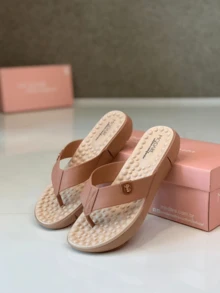 Anatomical Orthopedic Slippers Lightweight And Comfortable Women's Sandal Modare Massaging Clog - Màu be - Xem 3