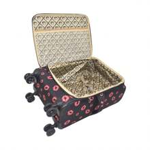 3-Piece Softside Spinner Luggage Set - Chic And Practical Travel Companion - 紅唇 - 查看 5