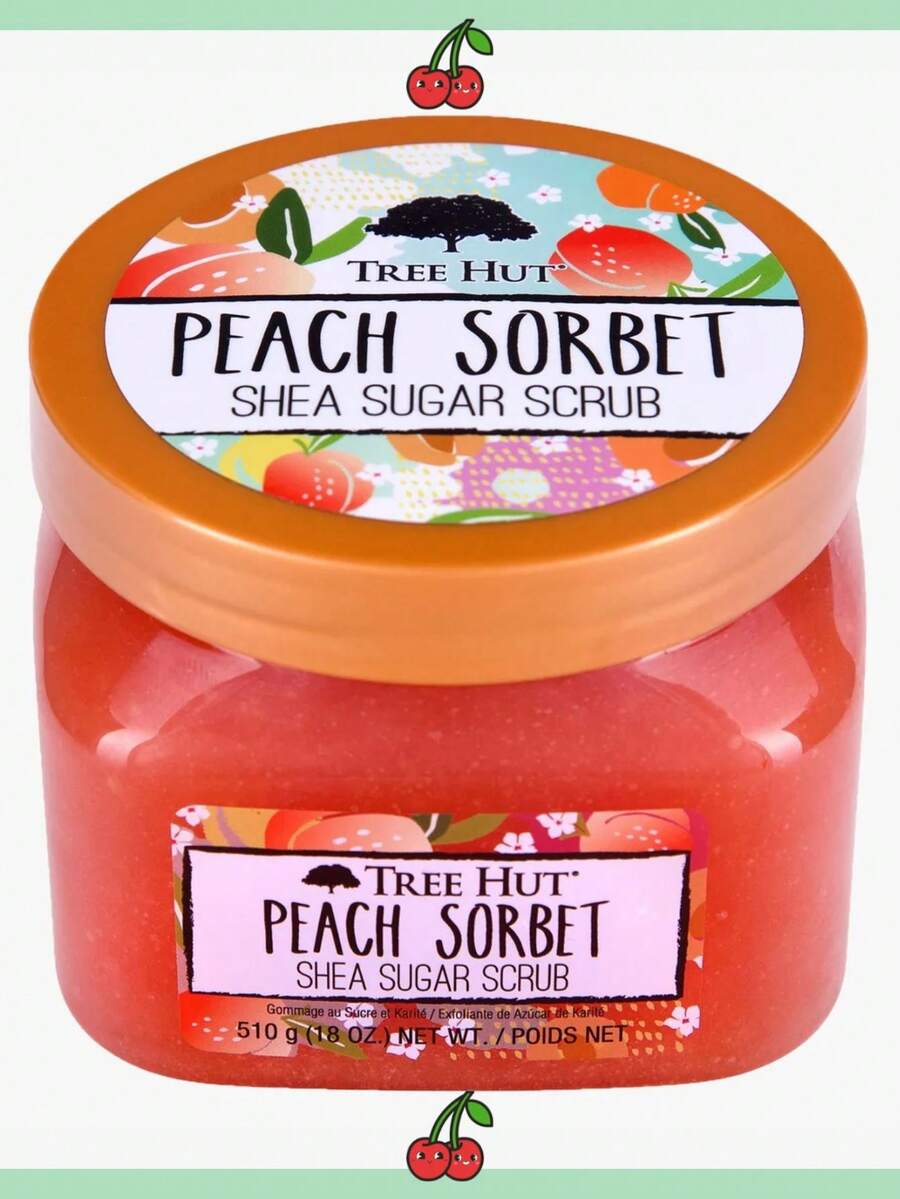 Tree Hut - Exfoliante Corporal Shea Sugar Scrub de 510g - Melocotón - Ver 1