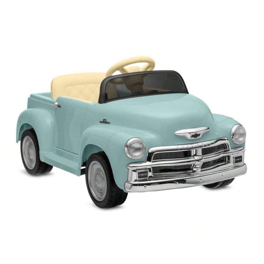 Bandeirante Chevy Children's Electric Car (Mint) 12V - Bande - Mint Green - View 1