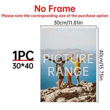 1 张定制带框帆布海报 - 用您自己的照片进行个性化定制 | 非常适合卧室、客厅或办公室装饰 | 现代艺术壁挂，圣诞礼物 - 彩色 - 查看 15