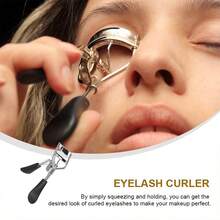 1 Dụng cụ uốn mi bằng thép không gỉ cao cấp, Dụng cụ trang điểm, Bền lâu cho mọi hình dạng mắt Nâng mi/Nối mi giả, Uốn mi tự nhiên nhanh chóng - Nhiều màu - Xem 2