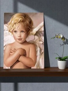 Bộ tranh kim cương Adorable Healing Angel Baby 5D DIY, Bộ tranh khảm kim cương tròn đầy đủ kèm dụng cụ, Quà tặng thủ công thêu kim cương cho người lớn mới bắt đầu, Trang trí tường nhà và trang trí phòng, Quà tặng sinh nhật - Nhiều màu - Xem 2