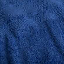 Toalla Onomic azul de 50x100 cm para decoración de baño en el hogar en verano