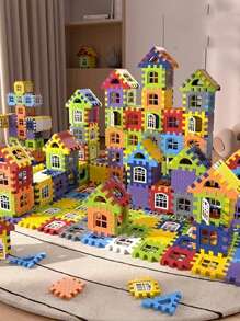 25/50/100pcs Digital Building Blocks Set For Kids 6-8: Creative Puzzle House Kit - Educational Stem Toy For Boys & Girls