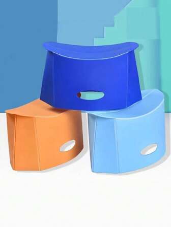 可折叠塑料凳子，旅行病毒网红户外徒步火车钓鱼便携式迷你长凳，轻便紧凑型矮凳