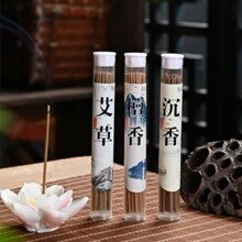 40 支/管天然香薰棒，植物除臭香，适合家庭、办公室，短款香，带白帽，东方香气，卧室助眠，浴室空气清新剂 - 彩色 - 查看 5