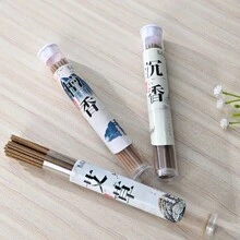 40 支/管天然香薰棒，植物除臭香，适合家庭、办公室，短款香，带白帽，东方香气，卧室助眠，浴室空气清新剂 - 彩色 - 查看 6