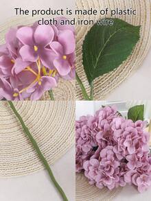 1 件/3 件仿真绣球花枝家居客厅玄关户外婚礼生日派对装饰拍摄道具 - 彩色 - 查看 10